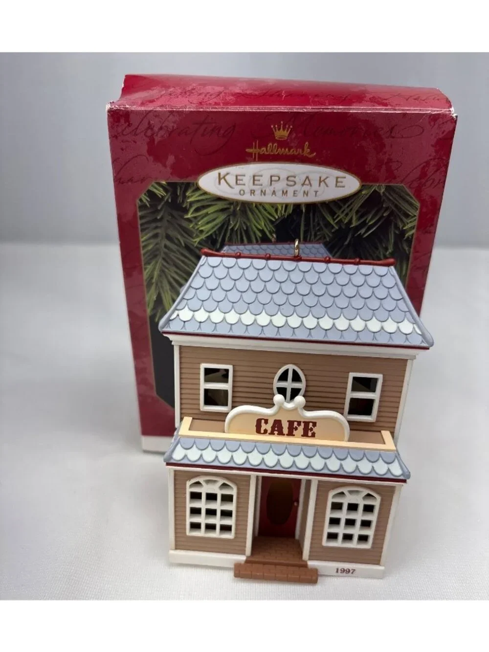 Hallmark 1997 Nostalgic Houses & Shops Café Keepsake Ornament Don Palmiter